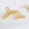 Presilhas de Cabelo da Série Marinha Mais Vendidas Feitas de Metal, Estilo de Luxo Leve, Acessórios de Cabelo de Estrela-do-Mar e Concha, Venda por Atacado do Fabricante