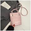 Bolso de Mano de Alta Gama Transfronterizo para Mujer 2026 Nuevo de Moda Tendencia Bolso de Hombro Texturizado Bolso Cruzado Tipo Cubo