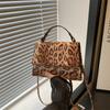 Bolso Bandolera Retro Europeo y Americano Estampado de Leopardo, Bolso de Mano Moderno y Elegante, Nuevo Bolso de Hombro de Moda para Mujer Otoño e Invierno 2026
