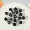 Cubo de Acrílico Estrela Prata Brilhante com Contas DIY Pulseira Feita à Mão Corrente de Celular Acessórios Materiais Enfeites Contas Soltas Acessórios