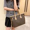 Bolso de mano vintage 2023, nuevo bolso de comercio exterior para mujer, bolso momia de gran capacidad, bolso de hombro estampado, bolso de mano para mujer.