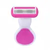 Depiladora Pequeña de Concha para Partes Privadas de Niñas y Todo el Cuerpo, Dispositivo Especial para Depilación, Depiladora Manual para Pelo de Piernas con Cabezal de Jabón, No Lastima la Piel