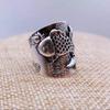 Anillo de esmalte de color agua de pez, anillo de koi de la suerte con gradiente auspicioso, anillo de delfín epoxi de estilo chino, venta al por mayor