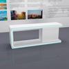 Suporte de Exposição de Ilha Fabricado Sob Medida, Mesa de Experiência com Iluminação Criativa de Tecnologia para Showroom de Empresa, Armário de Exposição Redondo Pintado