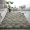 Mesa de café moderna y sencilla para sala de estar, Alfombra grande de felpa, Rectangular para mesita de noche de dormitorio, Cobertura total del suelo con alfombrillas lindas