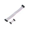 Cable de 10P 2651 28 AWG 1.27 mm Cable Gris Cable IDC Tipo Engarzado Línea de Conexión de Soldadura Procesamiento y Personalización