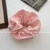Anillo para el pelo de cuadros azules dulces estilo francés Lindo estilo femenino Cuerda para el pelo de bola Cuerda para el pelo Simple Elegante Goma Tendón Accesorios para el pelo