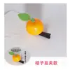 Presilhas de cabelo engraçadas de broto de feijão, acessórios de cabelo de barraca de frutas de um yuan do mercado noturno, grampos de cabelo, pequenos enfeites de grama, acessórios de cabelo para atrações turísticas