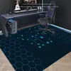 Alfombra de Juego para Habitación de E-Sports, Alfombrilla de Piso para Escritorio de Computadora, Silla Giratoria, Silla de E-Sports, Alfombrilla Antideslizante, Alfombrilla para Pies Insonorizada y Resistente a Manchas para Dormitorio del Hogar