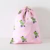 Bolsa Fofa de Armazenamento de Viagem com Cordão Bolsa Organizadora Interna Bolsa com Cordão Roupas Cordão Bolso com Aba Calças Bolsa de Armazenamento