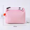 Bolsa de almoço estilo japonês, bolsa tote portátil para trabalho, bolsa térmica para marmita, grande capacidade, adequada para estudantes levarem o almoço