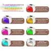 Espectrómetro de pulverización de siete colores salón de belleza instrumento de fotorejuvenecimiento instrumento de máscara led máscara de belleza luz roja y azul gran hilera de luces
