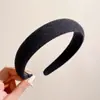 Faixa de Cabeça Vintage para Mulheres 2026 Novo Estilo Coroa Alta Outono e Inverno Faixa Larga Versátil Antiderrapante Acessório de Cabelo para Sair