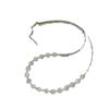 Corea del Sur 2024 nuevo collar ins de nicho para personas mayores S925 plata de ley ópalo plata rota collar hecho a mano