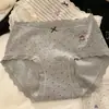 "Oso de la Academia de Invierno" Dulce Dibujo Animado Ropa Interior de Algodón Puro para Niñas Modelo Nuevo 10A Antibacteriana Calzones de Algodón para Bebé