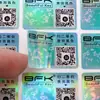 Etiquetas Antifalsificación Autoadhesivas, Códigos QR Variables Personalizados, Marcas Registradas Antifalsificación Despegables, Etiquetas Antifalsificación Grabadas con Láser