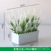 Planta de Flor Artificial Floral Pequeno Vaso Decoração de Móveis Domésticos Internos Sala de Estar Mesa Flor Artificial Seca Buquê