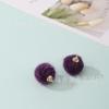 Outono e inverno popular bola de pele artificial pingente diy brincos artesanais acessórios de cabelo imitação de bola de pele de vison atacado