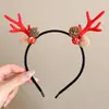 Diadema de Cabeza de Ciervo Linda Transfronteriza Europea y Americana para Mujer 2026 Nuevo Estilo Gorro de Oso Diadema de Astas Accesorios para el Cabello de Navidad