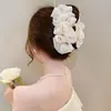 Pinza para el Cabello de Gasa Burbuja de Nube para Mujer 2025 Nuevo Estilo de Alta Gama Pinza para la Parte Trasera de la Cabeza Pinza de Tiburón Pasador Accesorio para el Cabello