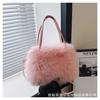 Bolsa de Pele Sintética de Raposa 2026 Transfronteiriça Bolsa de Cintura de Couro Feminina para Xiaohongshu Bolsa Tote Transversal de Inverno Versátil
