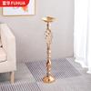Candelabro Twist Hierro Mesa Adornos Florales Accesorios Decoración Boda Guía de Camino Pasarela Boda Candelabro Dorado Estilo Europeo