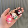Peluche Mi Melodía Muñeca Rollo de Canela Llavero Kuromi Coche Colgante Pequeño Encanto para Bolso Llavero al por Mayor