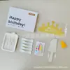 Vajilla Desechable para Pastel Hp Juego de Cinco Piezas Horneado Privado de Gama Alta Cuchillo y Tenedor de Cumpleaños Engrosados Juego en Caja de Regalo Lista para Entregar