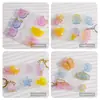 Molde de silicone para chaveiro/pingente de borboleta arco-íris com animais marinhos, doces e sorvetes em resina cristalina da Poppy DIY.