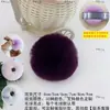 Suministro Listo de Bolas de Pelo de Conejo Rex Imitación de 4-9 cm, Coloridos Accesorios para Joyería DIY, Bolas de Felpa, Colgantes para Equipaje, Accesorios para Ropa