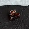 Pinza para el Cabello de Acetato Estilo Coreano Lan New Tamaño Pequeño Forma de Oreja de Conejo Mariposa Pinza para Mechones Rebeldes Pinza de Tiburón Accesorios para el Cabello Semirecogido