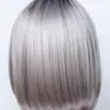Peruca da moda europeia e americana, touca, franja lateral, bobo, peruca de cabeça completa, comércio exterior, hot wig transfronteiriça