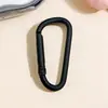 Mosquetón de Forma D de Colores Pintados con Hebilla de Resorte Aleación de Aluminio Accesorios de Joyería Hebilla para Colgar en Mochila Taza con Forma de Calabaza