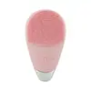 Fabricante transfronteiriço limpador facial de silicone recarregável, limpador de poros totalmente à prova d'água, lavador facial elétrico com chave de velocidade múltipla