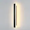 Nueva Lámpara de Pared Exterior Impermeable Estilo Chino 6 Lámparas Nuevas Material de Cobre Mármol Natural Rectangular Lámpara de Pared para Patio Pasillo Tela