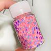 Pétalas de Cereja Lantejoulas Nail Art Glitter Laser Flush Cânhamo Cebola em Pó Pétala Cristal Cola Gotas Pacote de Material DIY Areia Movediça Mahjong