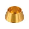 Arandela cónica para tornillo de cabeza de copa de aleación de aluminio, anodizada en oro, para tornillo de cabeza de plato m2m2.5m3m4m5m8