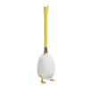 [Genuino Patentado] Pato de Dibujos Animados de Buceo Creativo Cepillo de Inodoro de Silicona Juego de Limpieza para el Hogar con Base Montaje en Pared