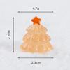 Decoración Creativa Luminosa de Árbol de Navidad con Escena de Nieve para Micro-Paisaje Nuevo Producto Transfronterizo Accesorios de Decoración DIY Adornos Pequeños de Escritorio