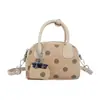 Bolso Bandolera Nuevo de Comercio Exterior de Lunares Estilo Ins Versión Coreana Bolso de Mano Sencillo Diseño de Nicho Bolso de Hombro con Textura PU