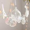 Adornos para árbol de Navidad con copos de nieve acrílicos, colgante tridimensional con copos de nieve, color mágico, colgante navideño de cristal, atuendo navideño.