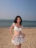 Traje de Baño de Dos Piezas Estilo Falda Nuevo 2025 para Mujer, Cubre Vientre, Adelgazante, Vacaciones en la Playa, Traje de Baño para Fuentes Termales para Mujeres [Dropshipping]