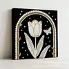 Accesorios para Pintura de Diamantes de Venta Caliente Transfronteriza Diamante 5D de Forma Irregular Hecho a Mano Bricolaje Marco de Madera Pegatinas Dibujos Animados Decoración de Interiores Pintura de Perlas