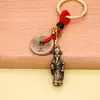 Chaveiro de latão com formato de cabaça de Dinheiro dos Cinco Imperadores pingente de chave de latão imitação pingente de chave bravo lembranças cênicas atacado quente