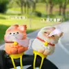 Adornos eléctricos para coche de animales pequeños creativos a barlovento, adornos de coche modernos, decoraciones creativas lindas, regalos