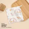 Toalla Cuadrada de Gasa de Algodón Burbuja Transfronteriza Algodón Puro Clase A Toalla Facial y de Baño para Bebé Toalla Infantil Paño de Eructar 30*30cm