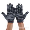 Luvas de fio grosso resistentes ao desgaste, resistentes a manchas, manutenção do trabalho, manutenção do trabalho, luvas de proteção do trabalho, fabricante de luvas de fio de algodão antiderrapantes