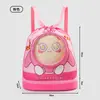 Bolsa de natación infantil con forma de huevo con separación para ropa seca y mojada, bolsa de almacenamiento para ropa de juegos acuáticos, bolsa de natación de entrenamiento de dibujos animados, mochila para bebé
