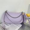 Bolsa de Maternidad Bolsa Redonda 2023 Nueva Bolso Cruzado para Mujer Moda Casual Bolso de Axila Textura Elegante Bolso de Hombro Portátil