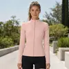 Top deportivo de manga larga ajustado de cintura alta para mujer, ropa deportiva para gimnasio, correr, entrenamiento, cuello alto, chaqueta deportiva con cremallera, venta al por mayor
